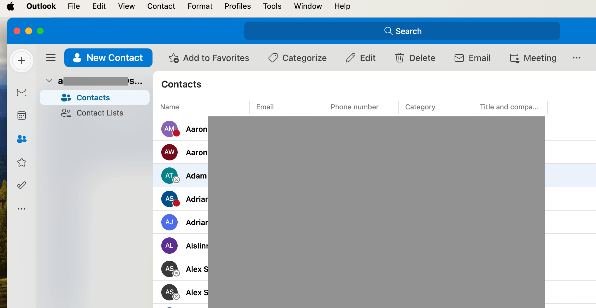 Why can't I customize the view of my contacts in New Outlook for Mac ...