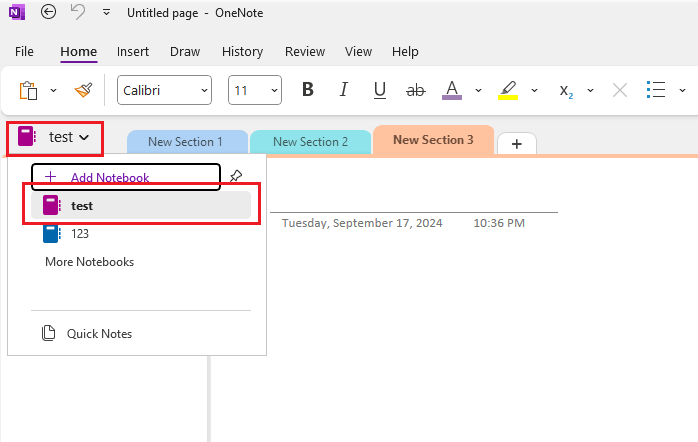 How do you know which notebook you are in - Microsoft Q&A