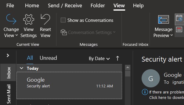 Show Focused Inbox Toggle is missing - Microsoft Q&A