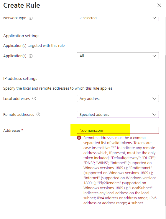 How to block a domain or url with intune MDM firewall rules Microsoft Q&A