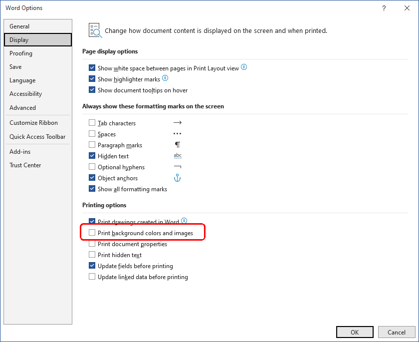 Is it possible to have a background color on a page not show in pdf and ...