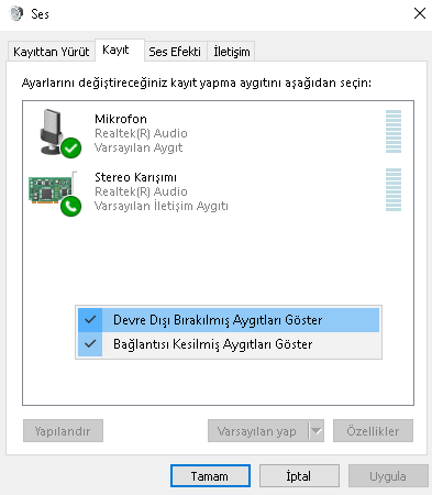 Kullanıcının resmi