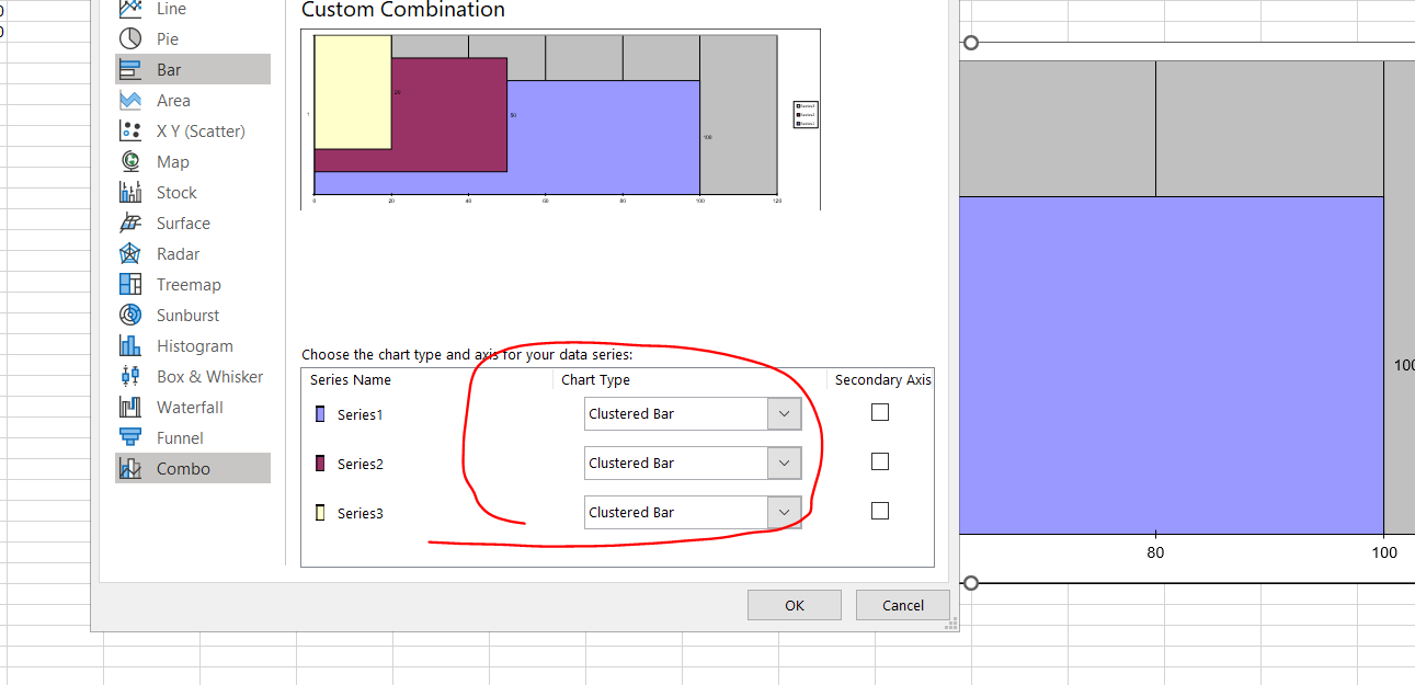 Alter the width of bar chart to look like BOX chart - Microsoft Q&A