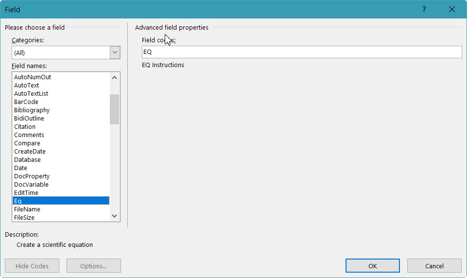 Advanced field properties options grayed out - Microsoft Q&A