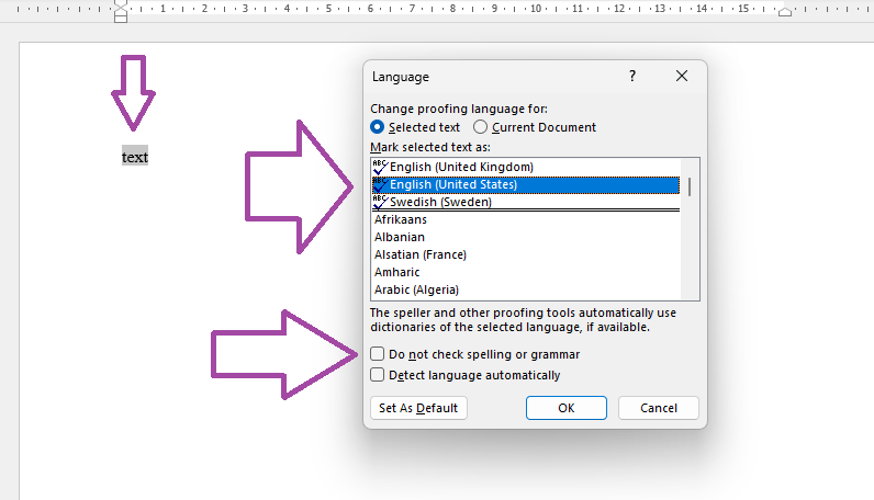 MY Microsoft Word grammar and spelling checking not working - Microsoft Q&A