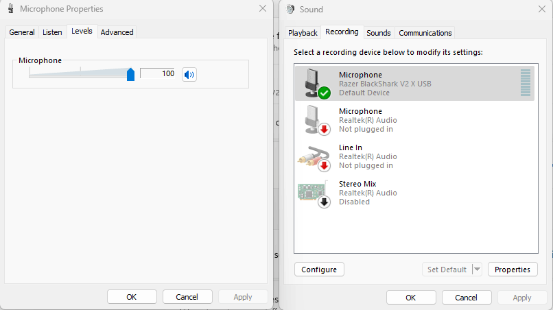 USB MIC VOLUME TOO LOW - Microsoft Q&A