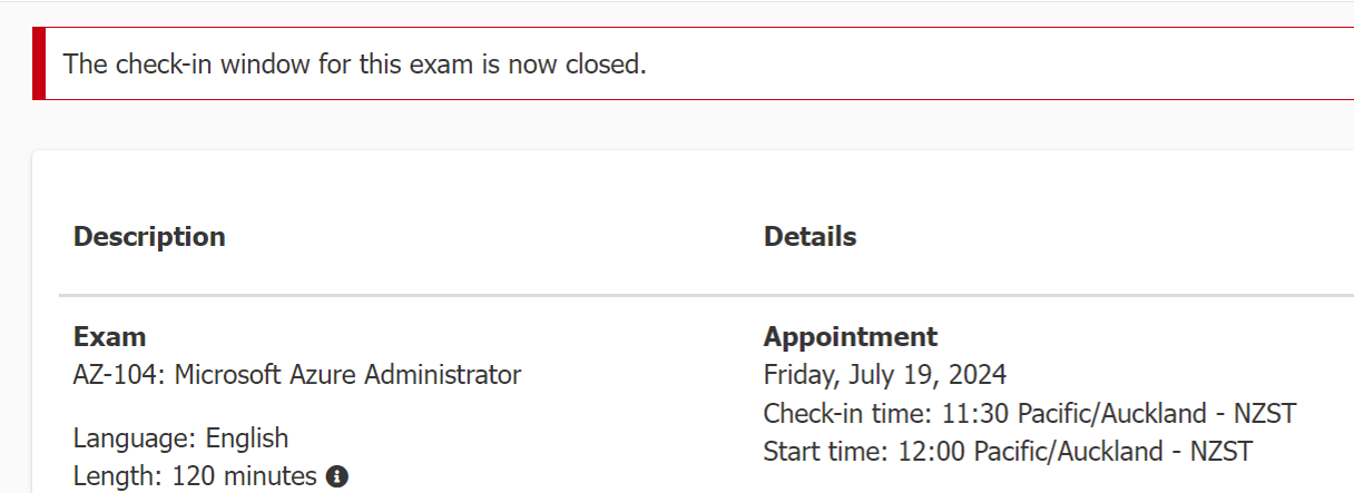 Issue with scheduled exam - Microsoft Q&A