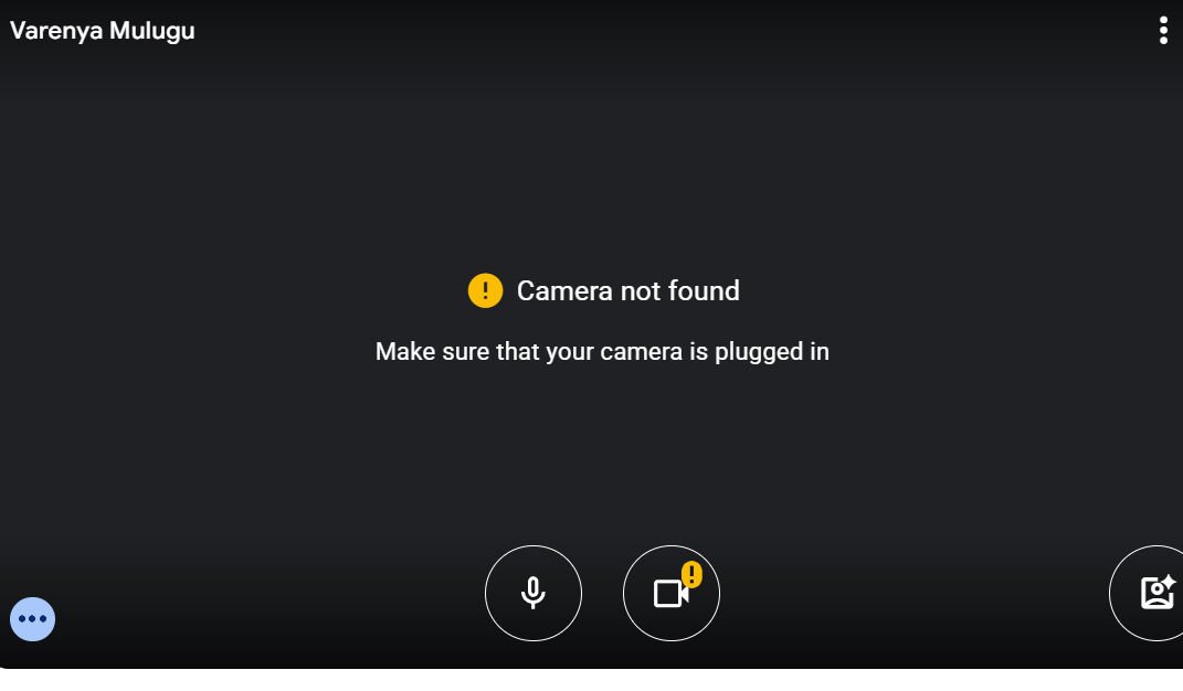 Camera isn't detected when I open Zoom or other apps. My computer is up ...