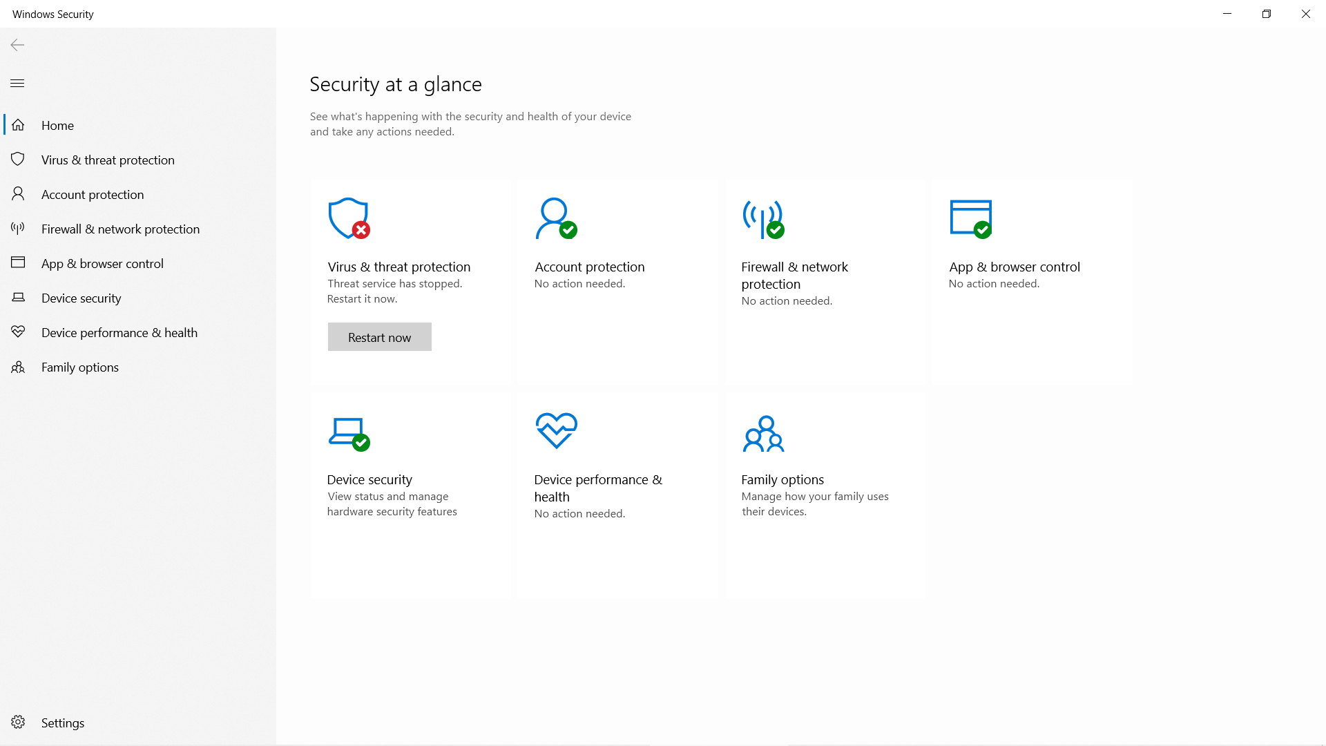 unexpected error sorry we ran into a problem windows defender ...