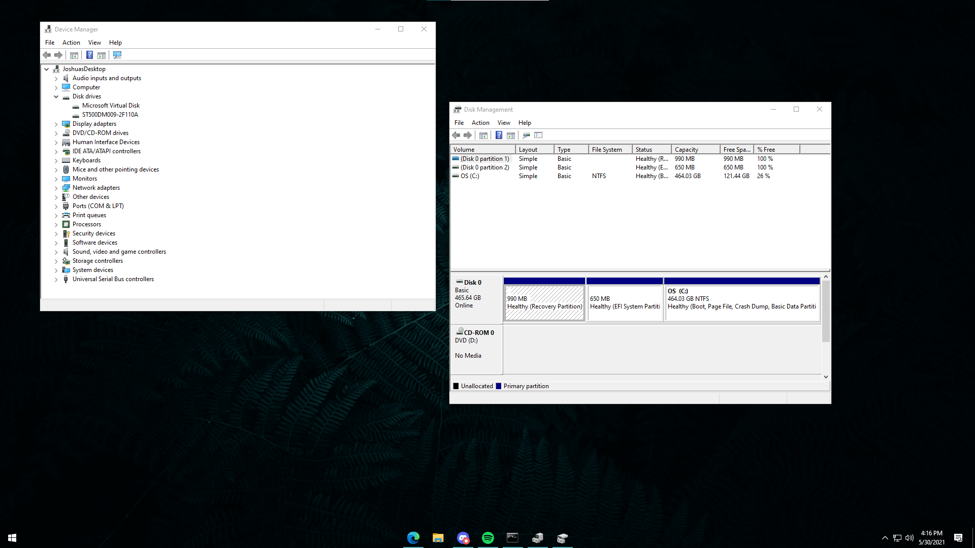 My hard drive in task manager and device manager is giving me the name ...