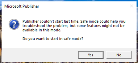 Publisher Error Message 1