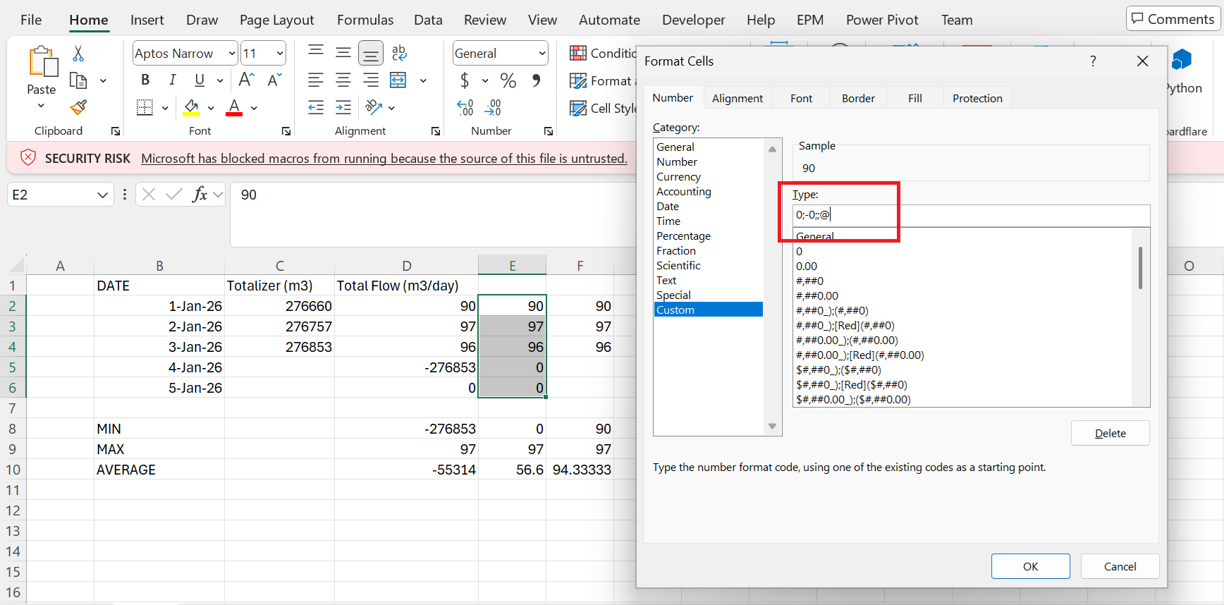 how to hide a negative number so average is not compromised - Microsoft Q&A