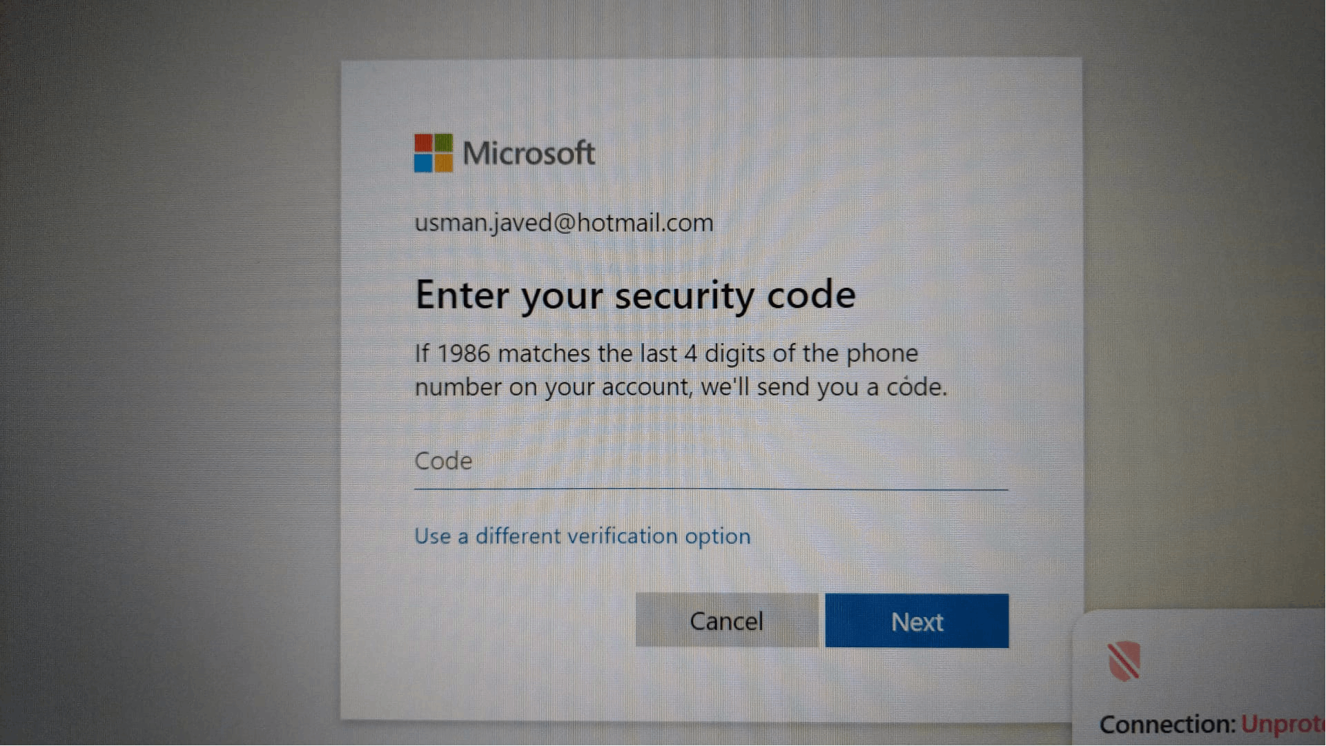 Manager in STC Kuwait unable to receive his OTP code SMS for microsoft ...