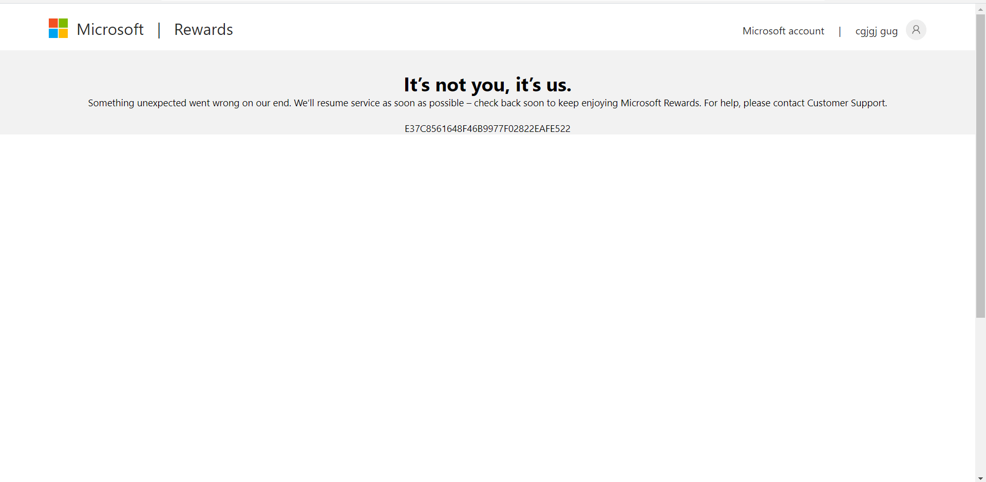 why i can't be able to access my microsoft rewards? And i didn't ...