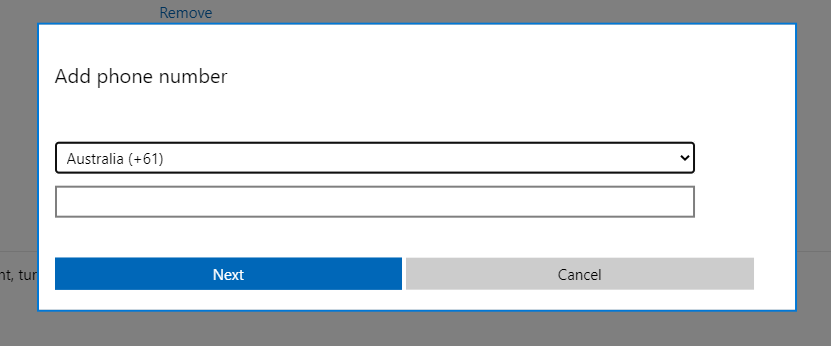 Issues with adding phone number - Microsoft Q&A