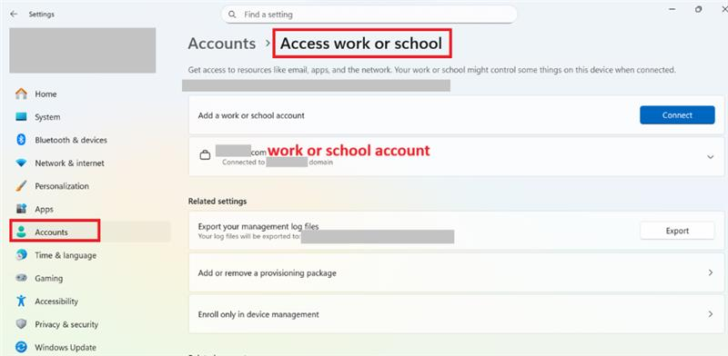 how to switch my laptop from a microsoft home or personal account to a ...