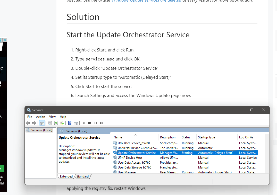 windows update and restart not working - Microsoft Q&A
