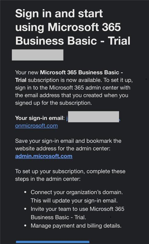 I can not login to my buisness basic - Microsoft Q&A