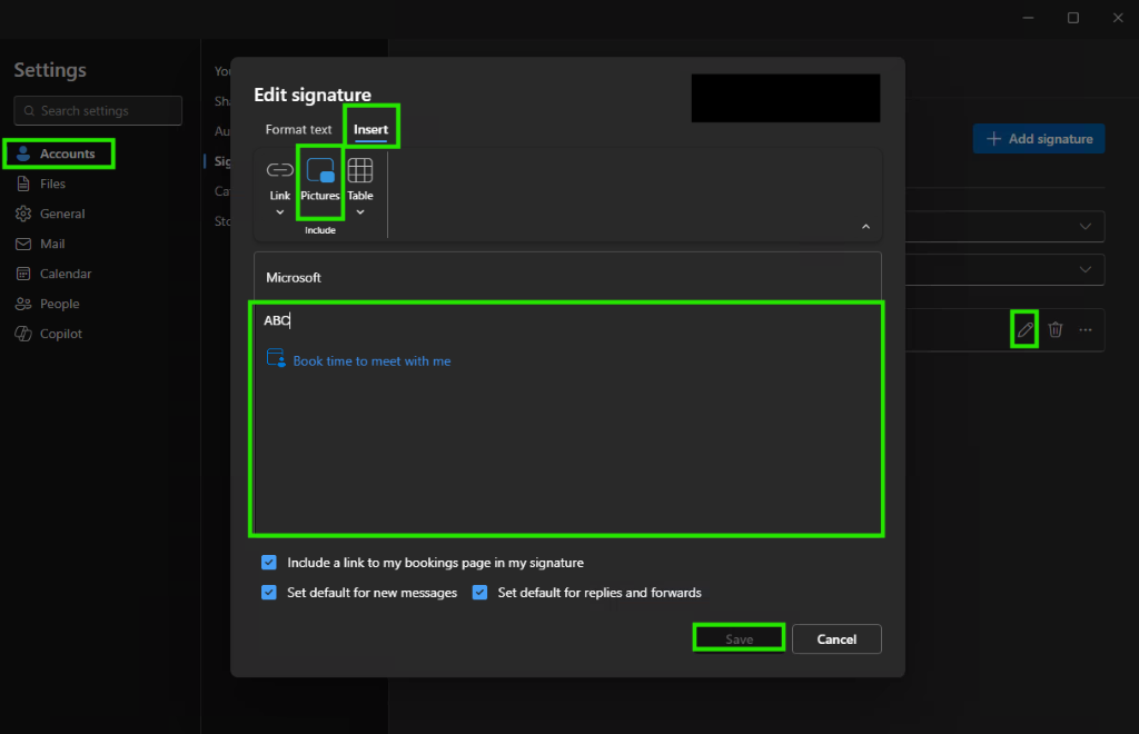 Email Signature - Microsoft Q&A