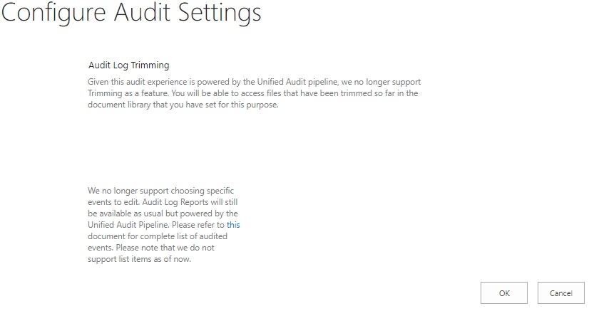 SharePoint Online - Audit reporting - Microsoft Q&A