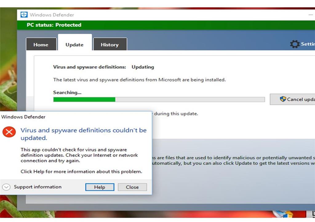 Windows Defender and Anti-Virus are not working after installing the ...