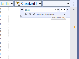 Search/Replace tooltip