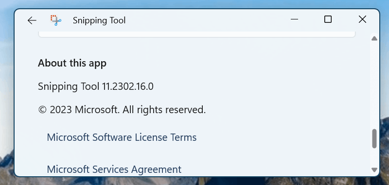 Build 25314.1010 Snipping Tool issue - Microsoft Q&A