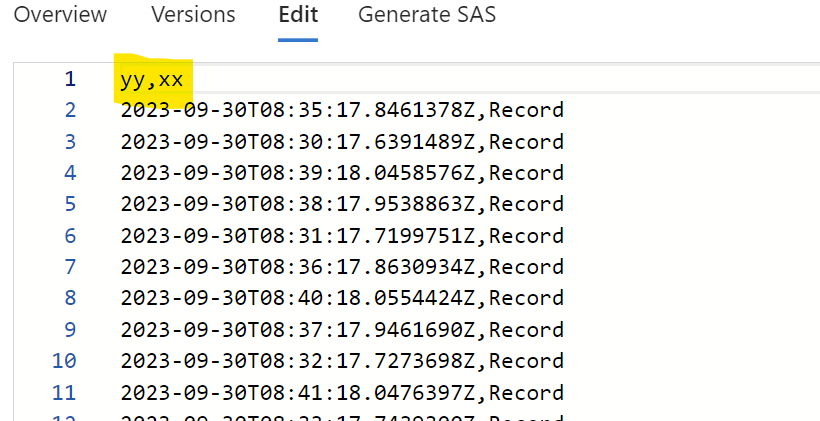Azure Stream Analytics Test Query Does not work correctly with "WITH ...