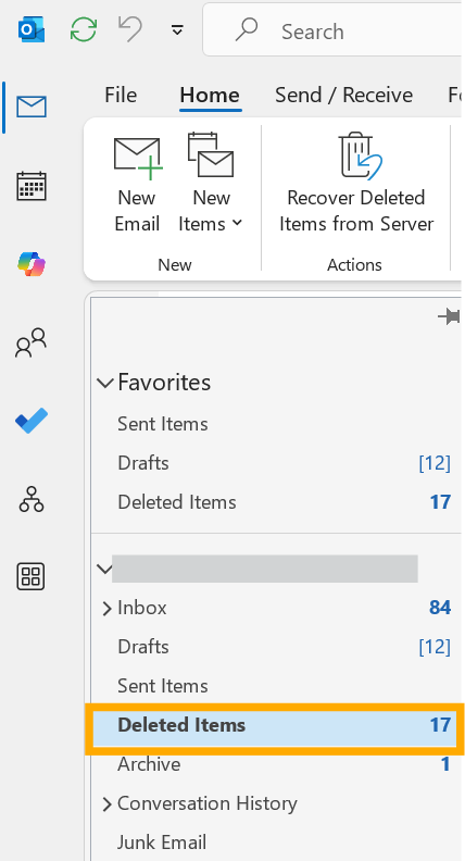 how do i recover a deleted subfolder in outlook - Microsoft Q&A