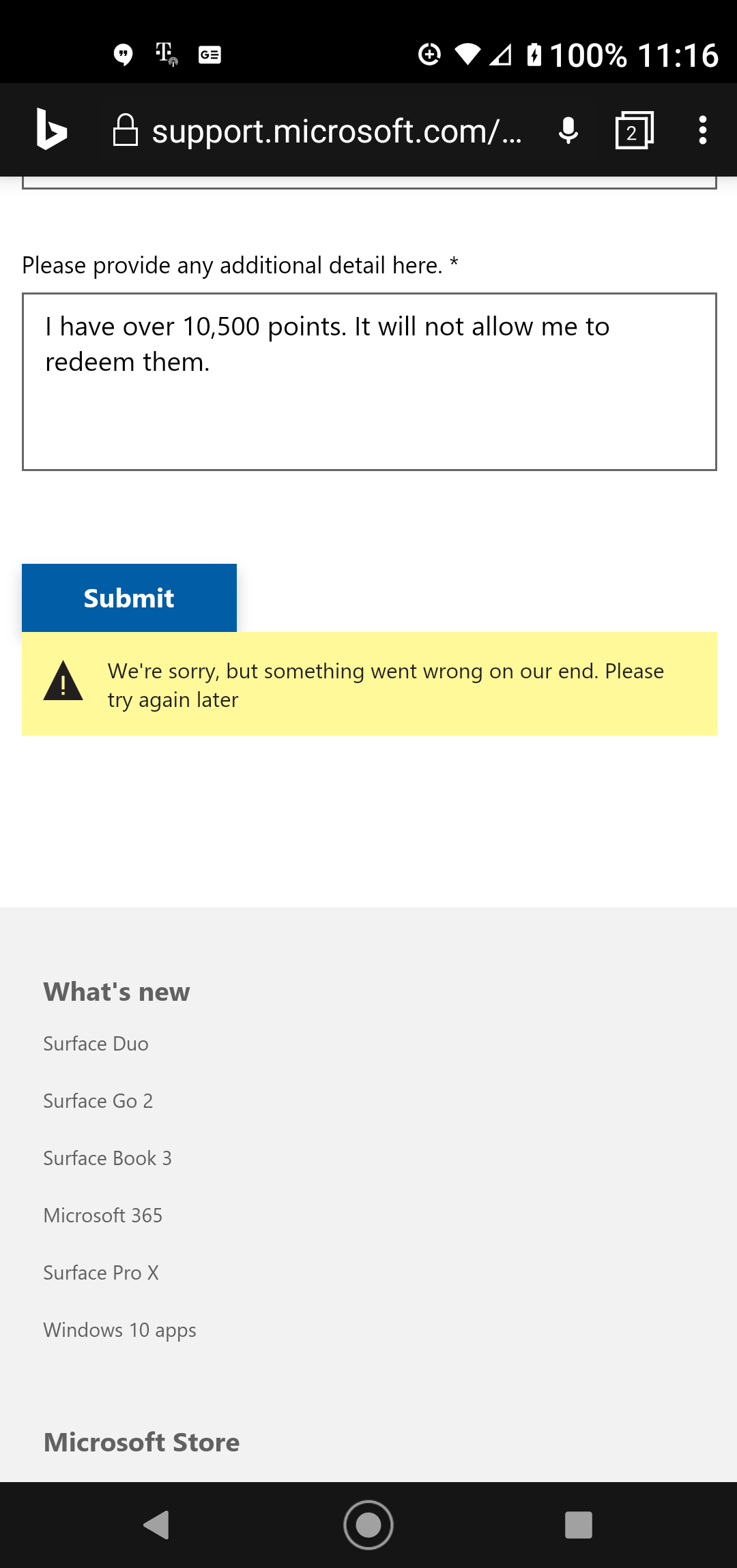 "There’s an issue with your account or order" - Microsoft Q&A