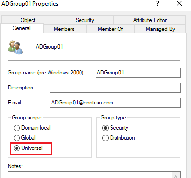 add alias to mail enabled security group