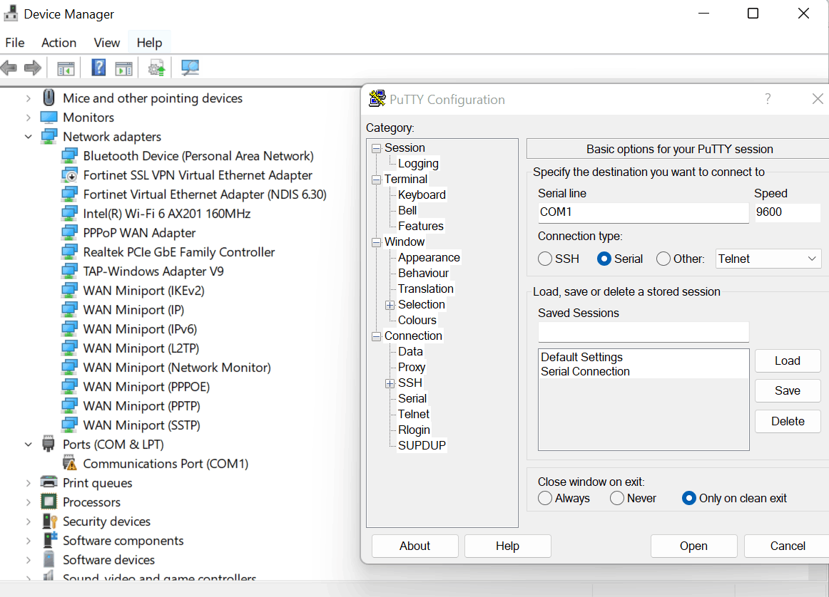 Exclamation error in COM and LPT ports in windows 11 - Microsoft Q&A