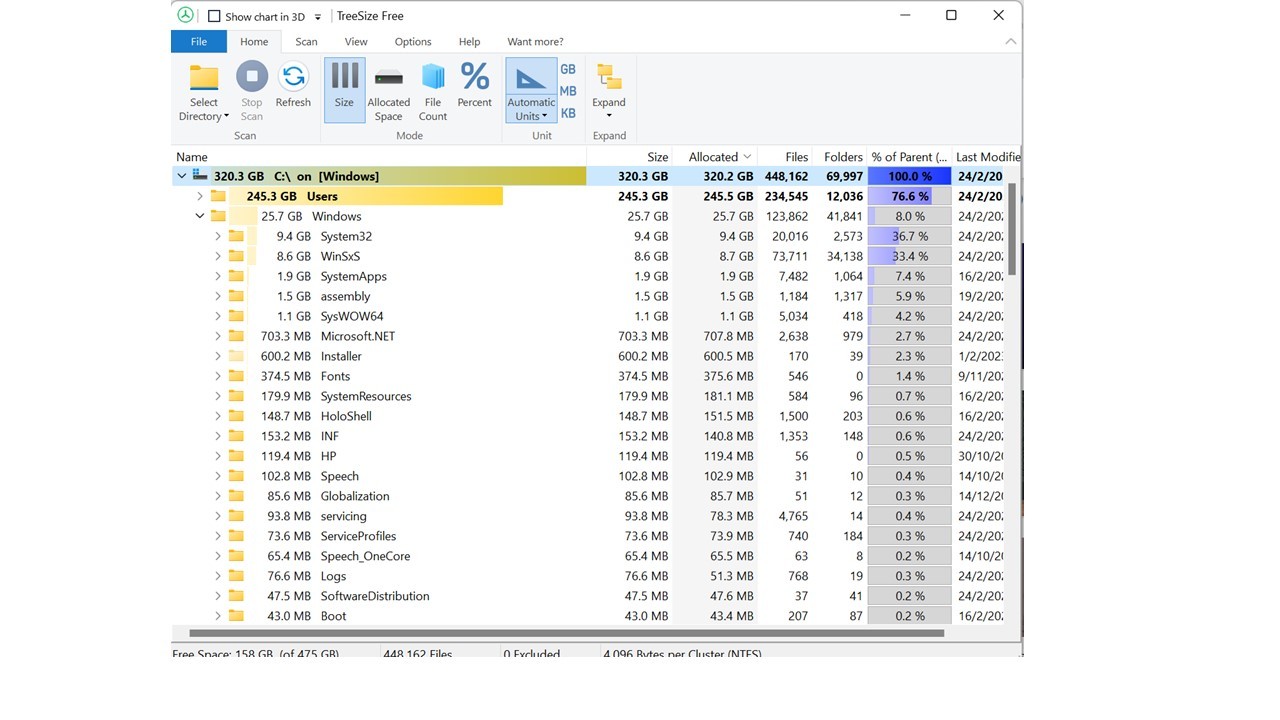 My Windows 11 shows using more than 300GB of storage - Microsoft Q&A