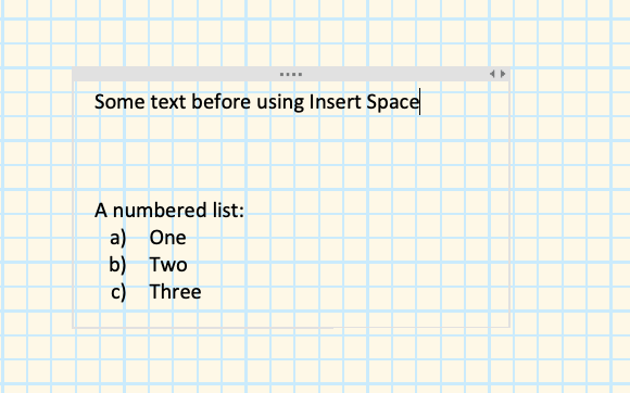 OneNote numbered list format not preserved after using the Insert Space ...