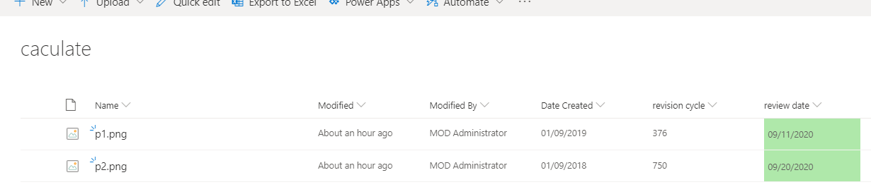Format Review Date column - Microsoft Q&A