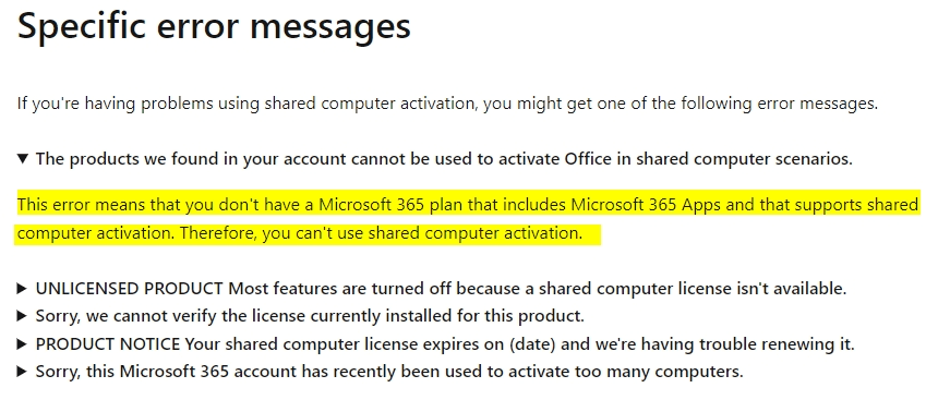 Office 365 gives error after sign in to windows - Microsoft Q&A