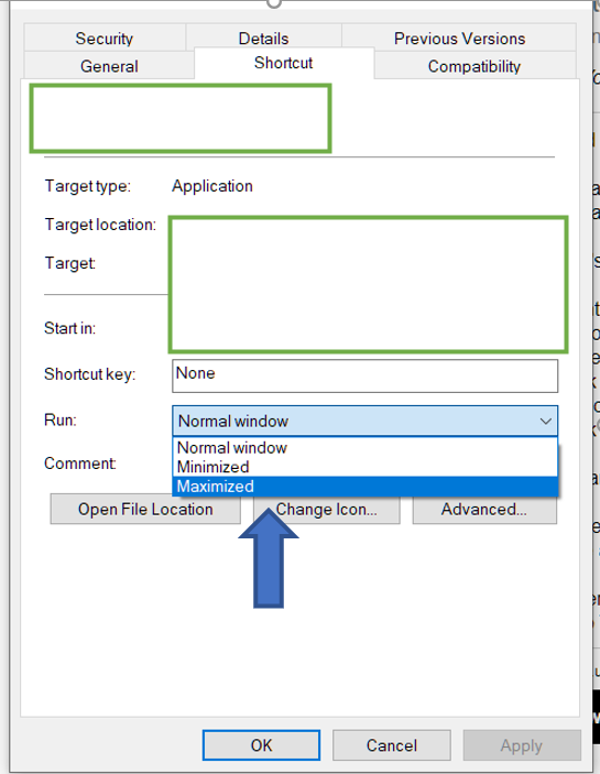 Application opens in a very small window - Microsoft Q&A