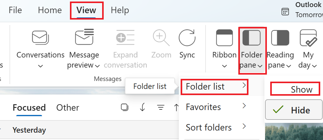 Outlook Folders - Expand just one level leaving subfolders collapsed ...