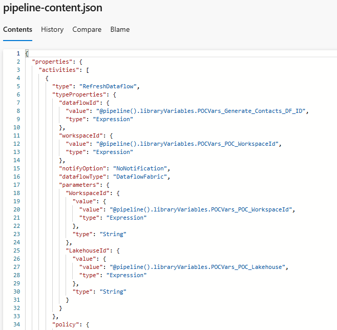 How to parameterize Dataflow WorkspaceId and LakehouseId from Pipeline ...