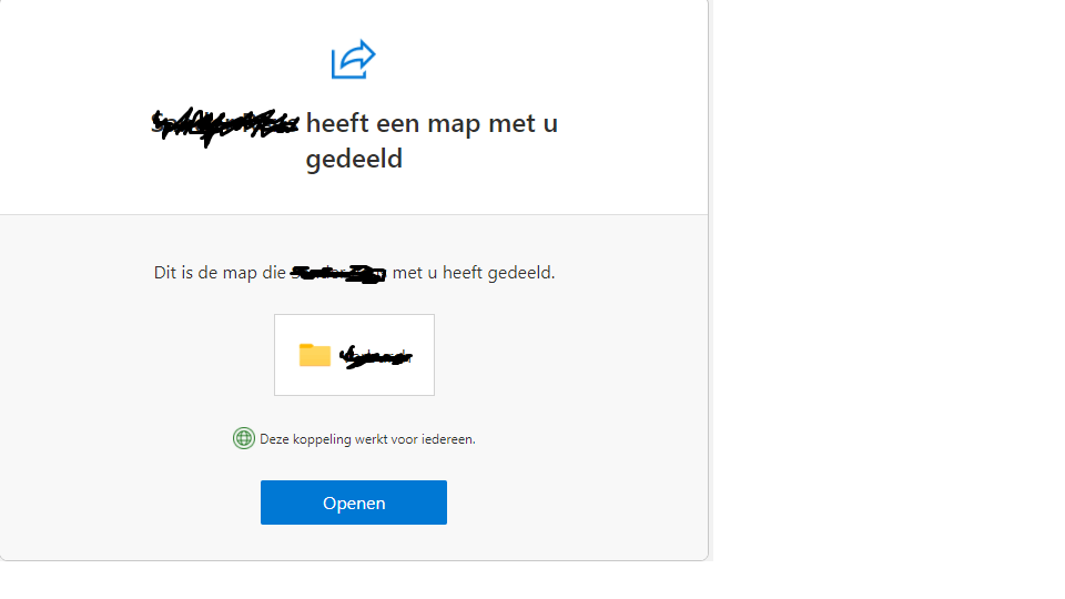 Gedeelde map via Outlook in Verkenner - Microsoft Q&A