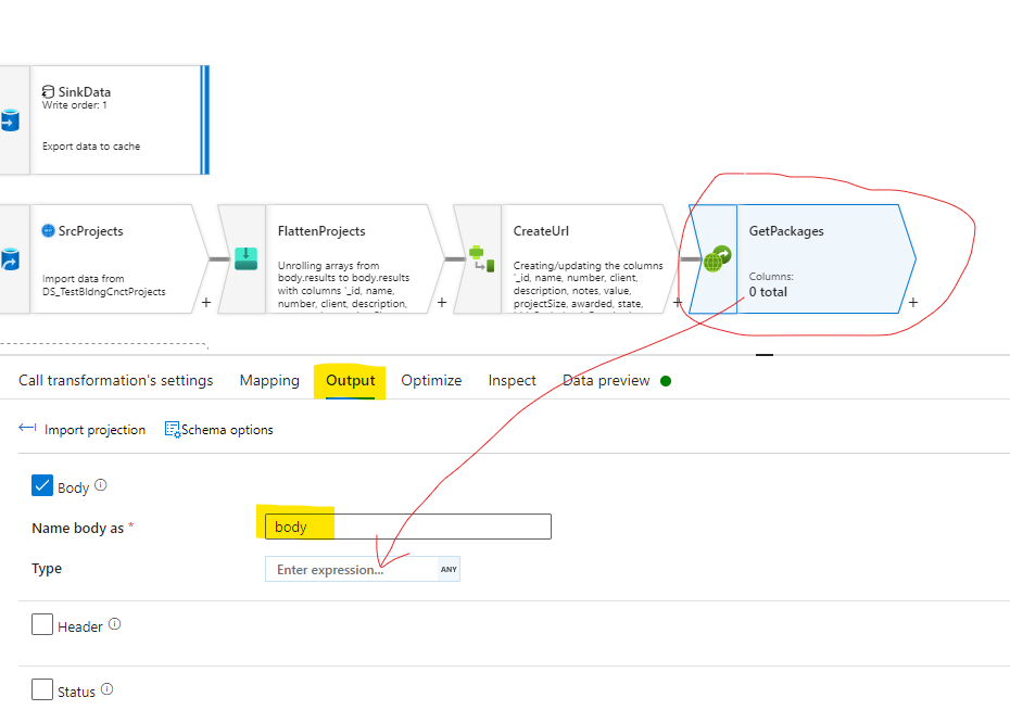 External transformation