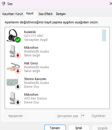Kullanıcının resmi