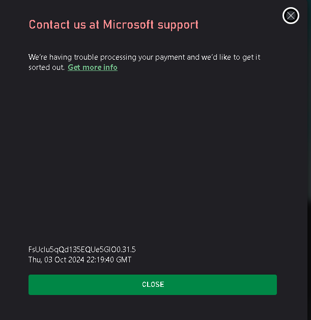 Purchase Problem - Microsoft Q&A
