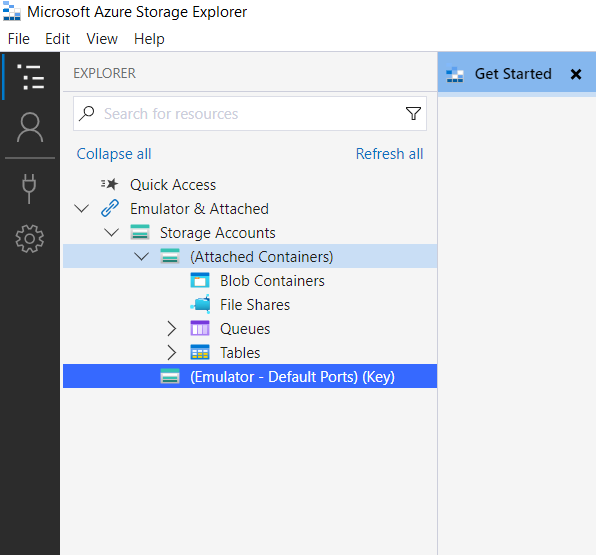 Azure storage explorer Issue - Microsoft Q&A
