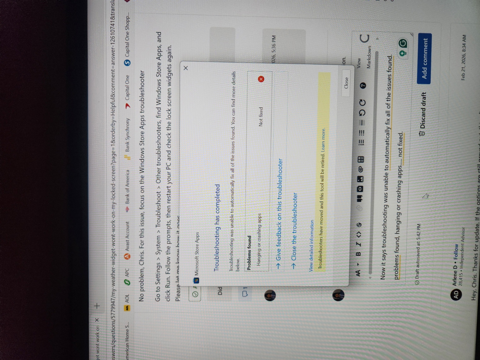 microsoft apps troubleshooter
