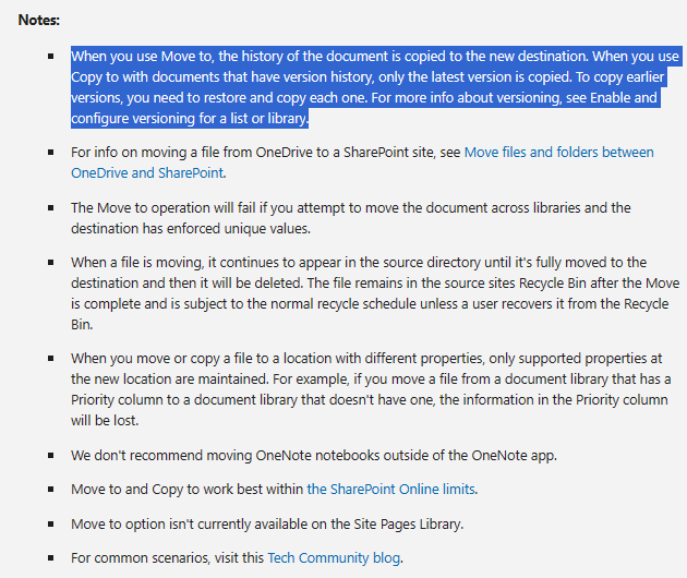 Copying from SharePoint to OneDrive - Microsoft Q&A