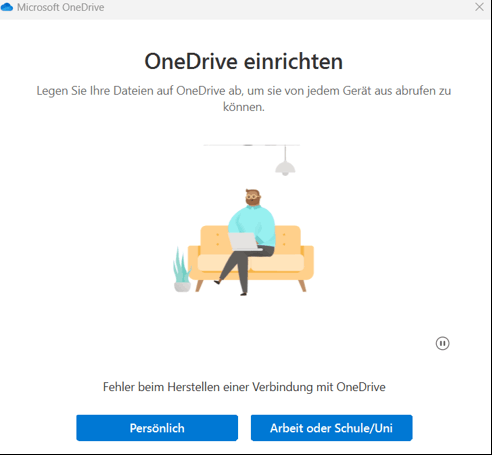 OneDrive desktop client does not connect to any accout - Microsoft Q&A