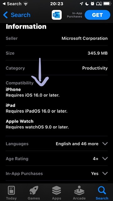 Outlook app stil not available for iOS 15 and it’s already time for ...