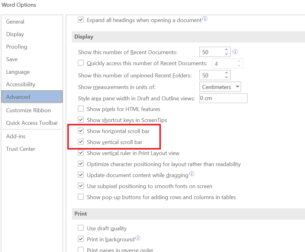 Add vertical ruler on right side of Word - Microsoft Q&A
