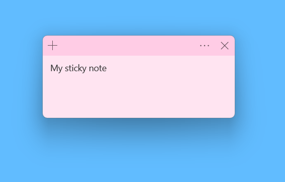 Can't collapse sticky note - Microsoft Q&A